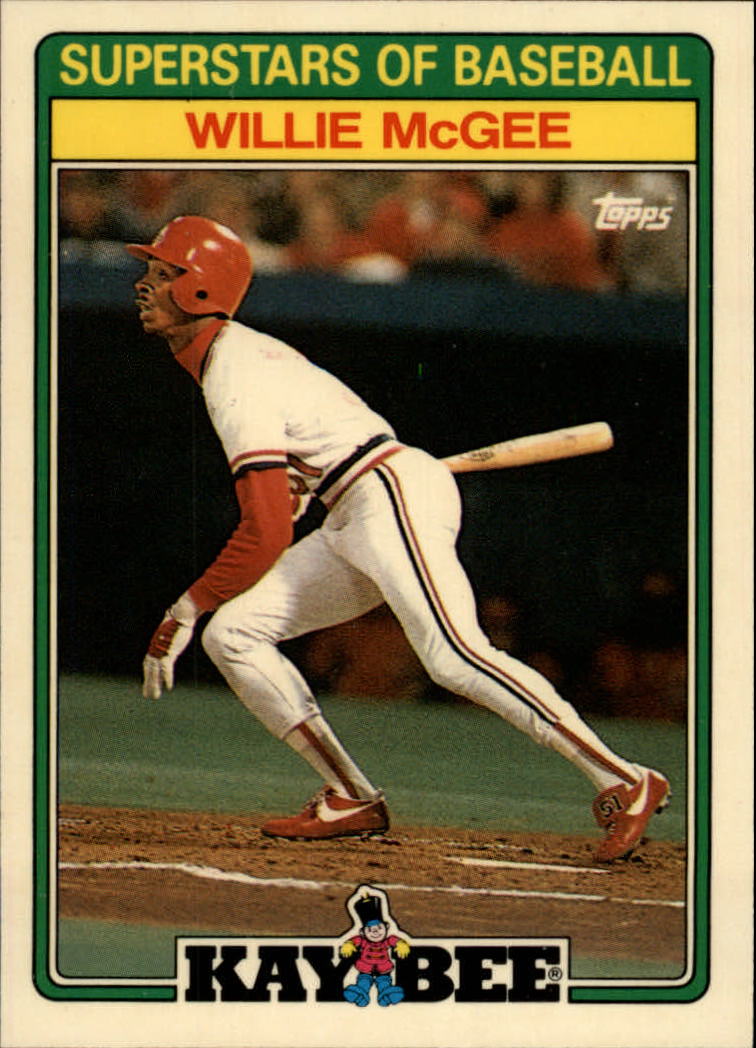 1988 Kay-Bee Baseball Cards    017      Willie McGee